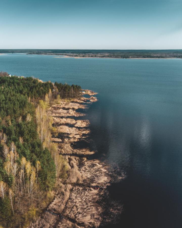 Lesna 21 Dom Polnoc Przy Zalew Siemianowka Villa Luka Luaran gambar