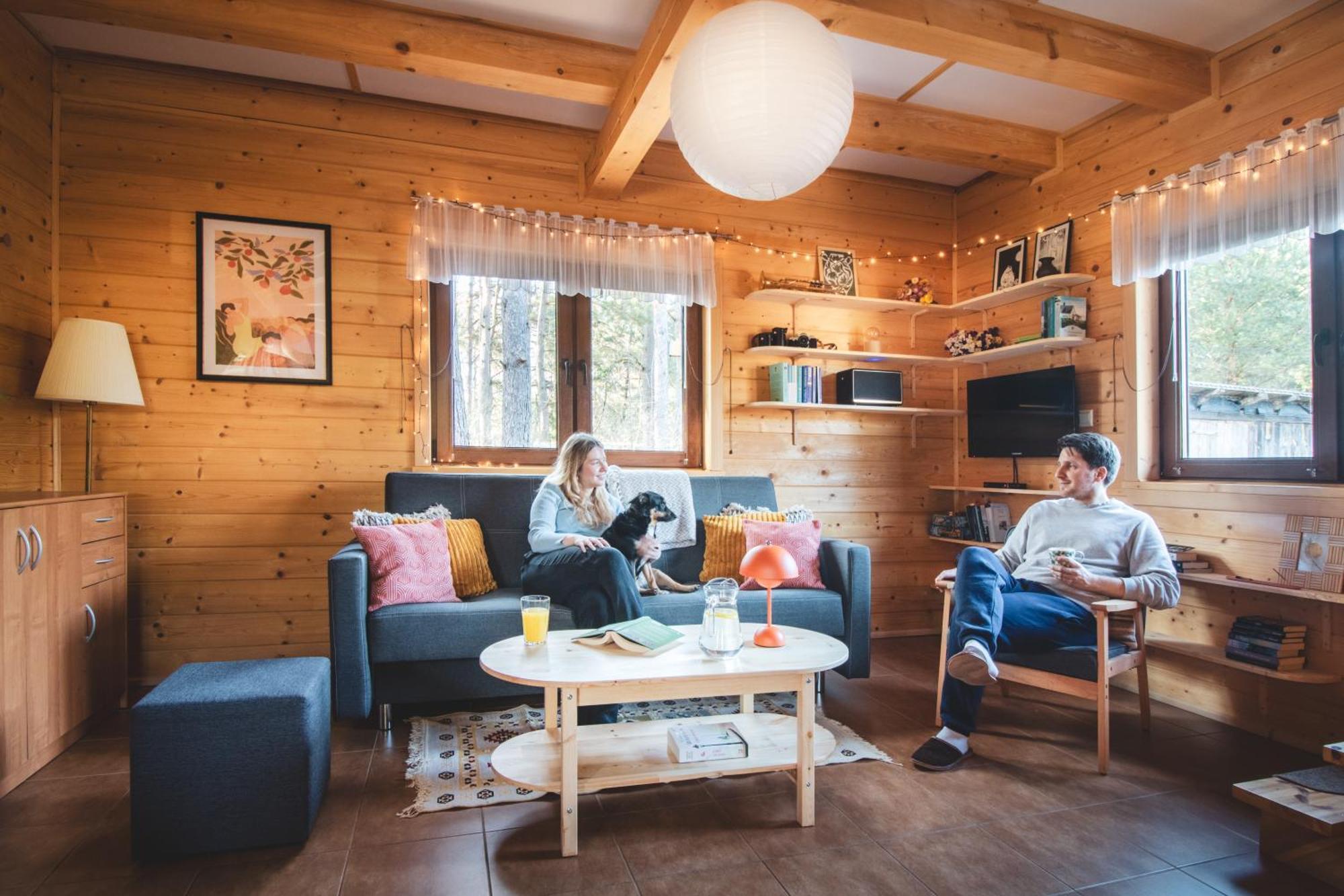 Lesna 21 Dom Polnoc Przy Zalew Siemianowka Villa Luka Luaran gambar