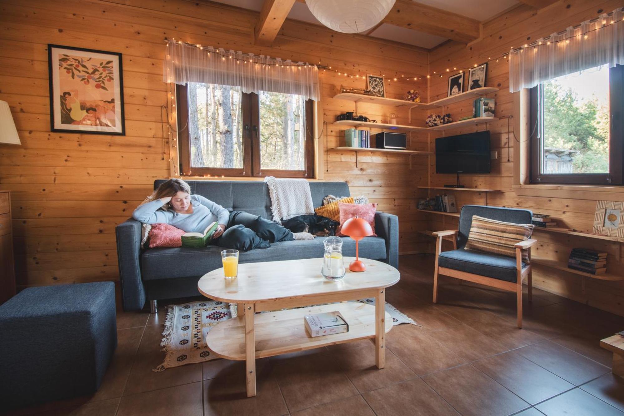 Lesna 21 Dom Polnoc Przy Zalew Siemianowka Villa Luka Luaran gambar