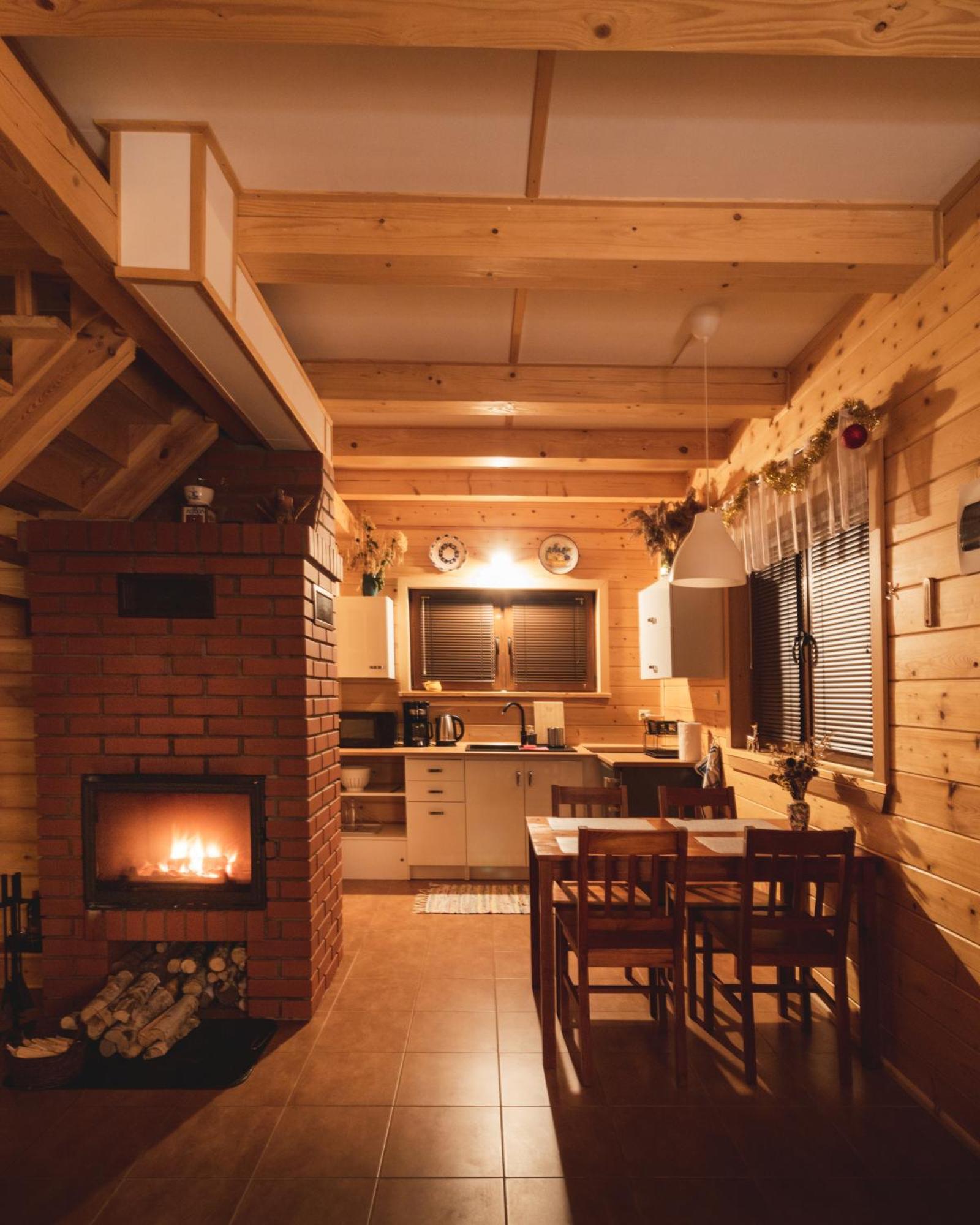 Lesna 21 Dom Polnoc Przy Zalew Siemianowka Villa Luka Luaran gambar